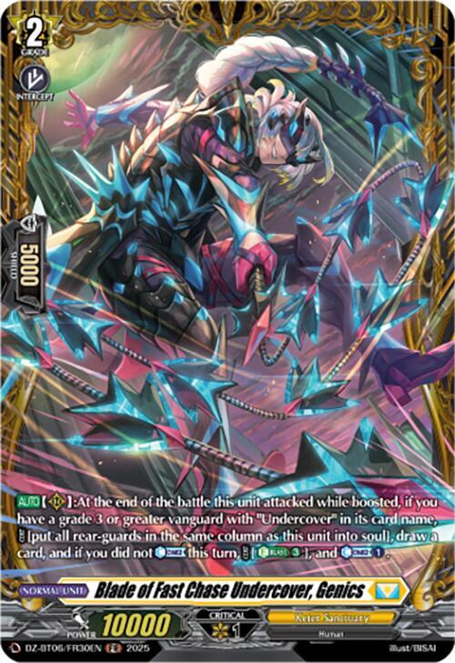Blade of Fast Chase Undercover, Genics (FR), DZ-BT06: Generation Dragenesis DZ-BT06/FR30EN