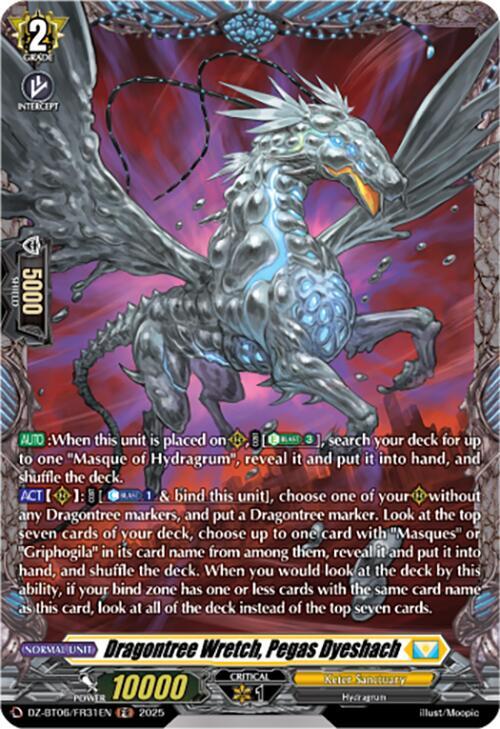 Dragontree Wretch, Pegas Dyeshach (FR), DZ-BT06: Generation Dragenesis DZ-BT06/FR31EN