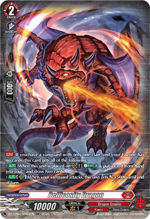 Bellicosity Dragon (SR), DZ-BT06: Generation Dragenesis DZ-BT06/SR04EN