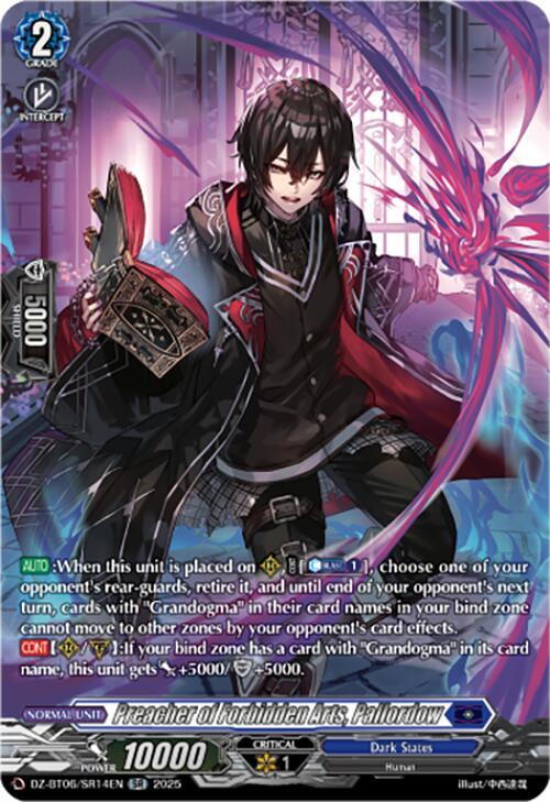 Preacher of Forbidden Arts, Pallordow (SR), DZ-BT06: Generation Dragenesis DZ-BT06/SR14EN