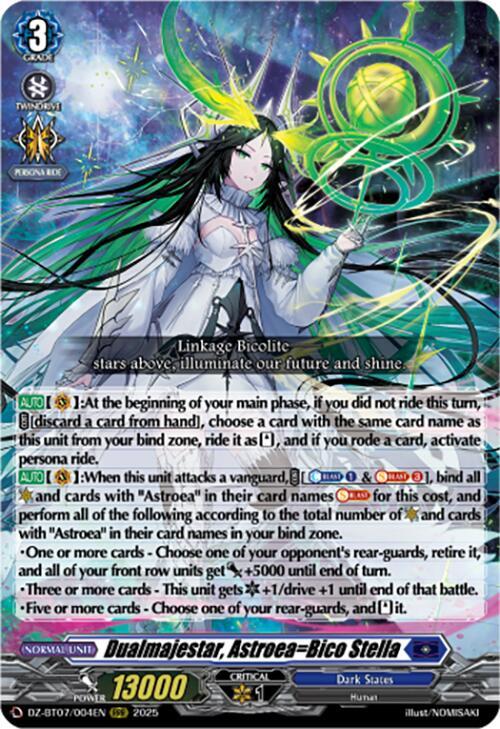 Dualmajestar, Astroea=Bico Stella, DZ-BT07: Moon Fangs & Cerulean Blaze DZ-BT07/004EN