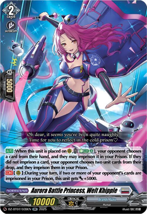 Aurora Battle Princess, Welt Khipple, DZ-BT07: Moon Fangs & Cerulean Blaze DZ-BT07/039EN