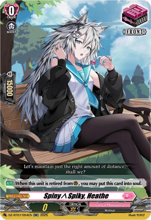 SpinySpiky, Heathe, DZ-BT07: Moon Fangs & Cerulean Blaze DZ-BT07/054EN