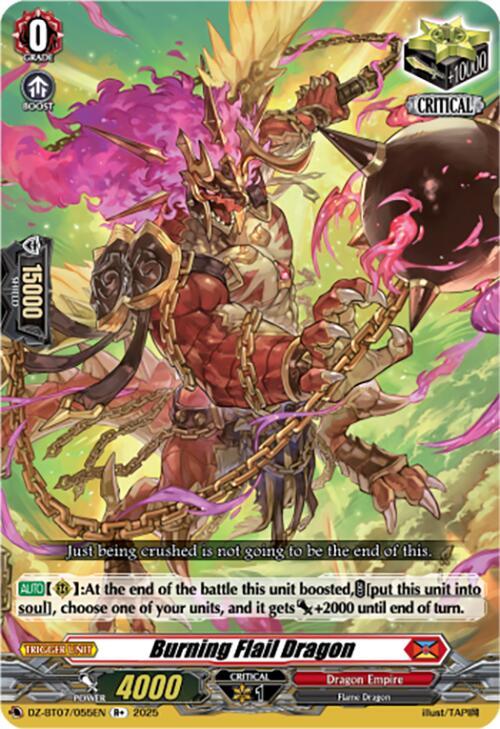 Burning Flail Dragon, DZ-BT07: Moon Fangs & Cerulean Blaze DZ-BT07/055EN