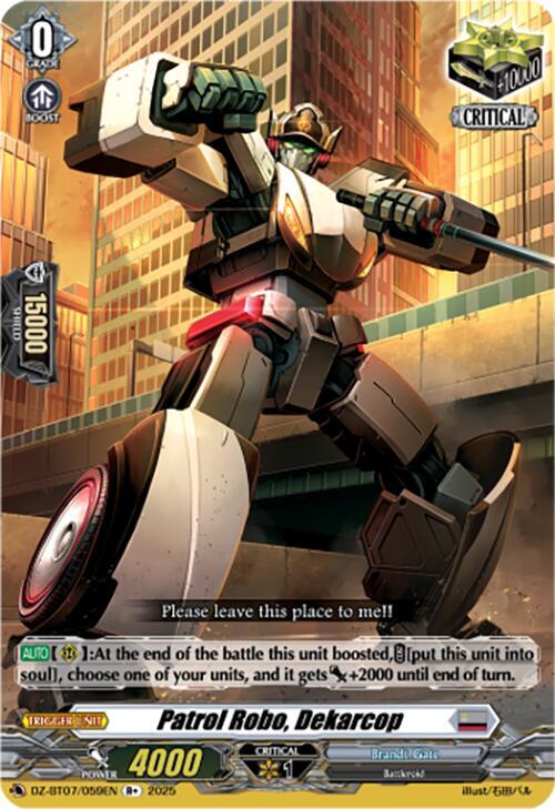 Patrol Robo, Dekarcop, DZ-BT07: Moon Fangs & Cerulean Blaze DZ-BT07/059EN