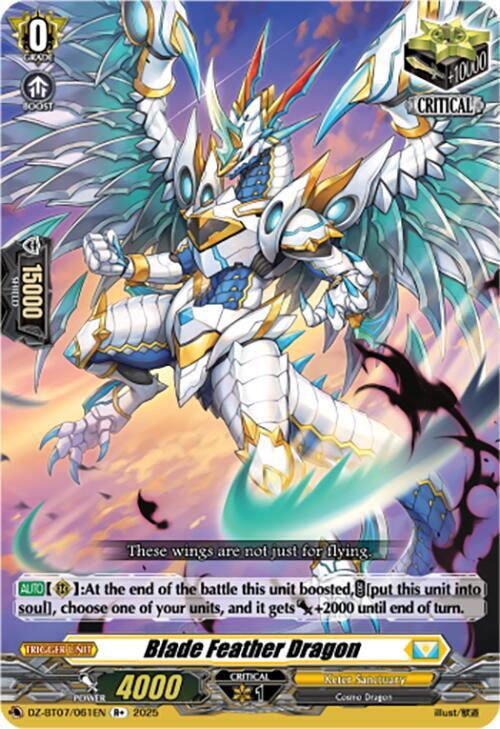 Blade Feather Dragon, DZ-BT07: Moon Fangs & Cerulean Blaze DZ-BT07/061EN