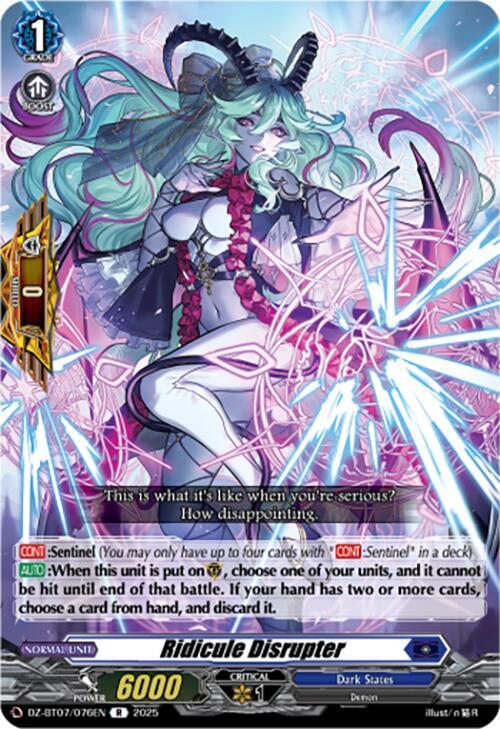 Ridicule Disrupter, DZ-BT07: Moon Fangs & Cerulean Blaze DZ-BT07/076EN