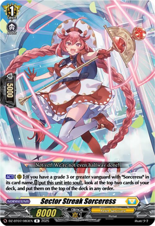 Sector Streak Sorceress, DZ-BT07: Moon Fangs & Cerulean Blaze DZ-BT07/083EN