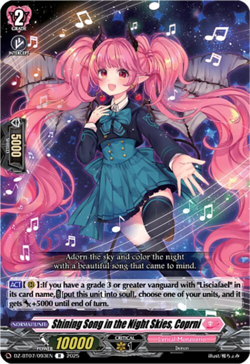Shining Song in the Night Skies, Coprni, DZ-BT07: Moon Fangs & Cerulean Blaze DZ-BT07/093EN