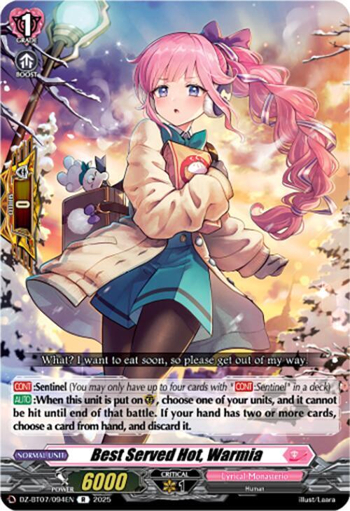 Best Served Hot, Warmia, DZ-BT07: Moon Fangs & Cerulean Blaze DZ-BT07/094EN