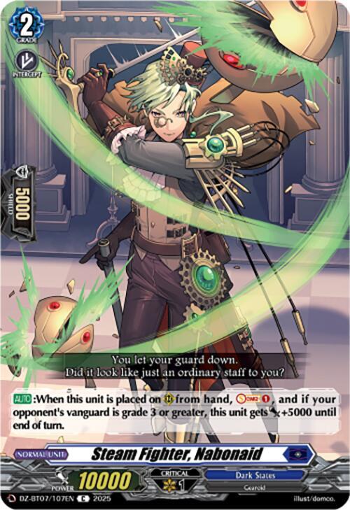 Steam Fighter, Nabonaid, DZ-BT07: Moon Fangs & Cerulean Blaze DZ-BT07/107EN