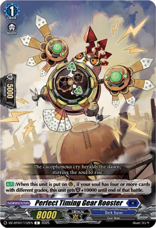 Perfect Timing Gear Rooster, DZ-BT07: Moon Fangs & Cerulean Blaze DZ-BT07/112EN