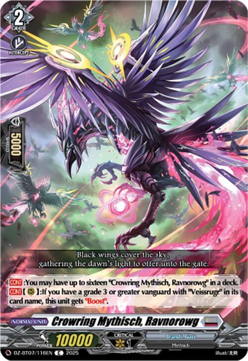 Crowring Mythisch, Ravnorowg, DZ-BT07: Moon Fangs & Cerulean Blaze DZ-BT07/116EN