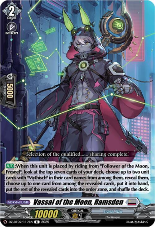 Vassal of the Moon, Ramsden, DZ-BT07: Moon Fangs & Cerulean Blaze DZ-BT07/117EN