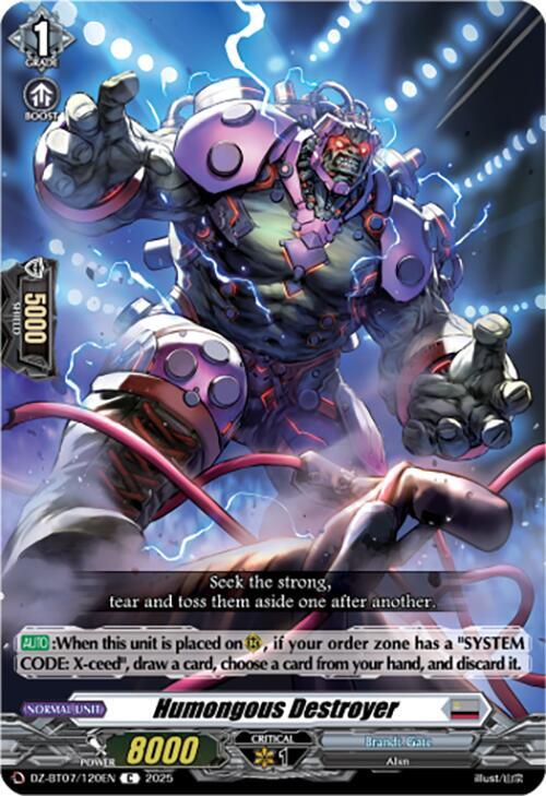 Humongous Destroyer, DZ-BT07: Moon Fangs & Cerulean Blaze DZ-BT07/120EN
