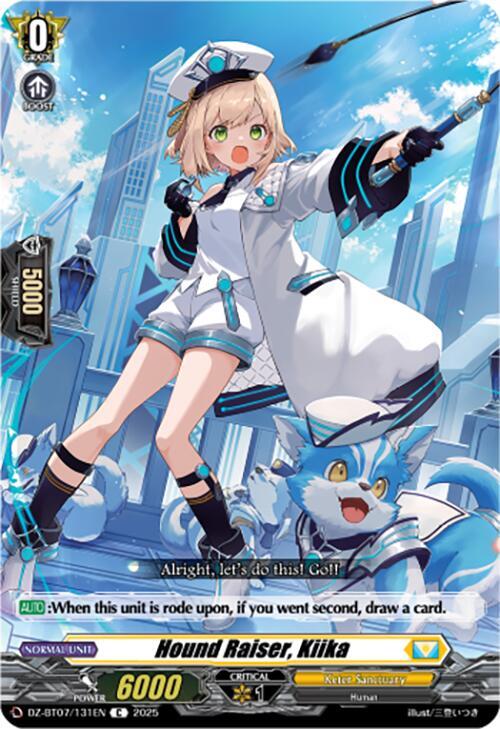 Hound Raiser, Kiika, DZ-BT07: Moon Fangs & Cerulean Blaze DZ-BT07/131EN