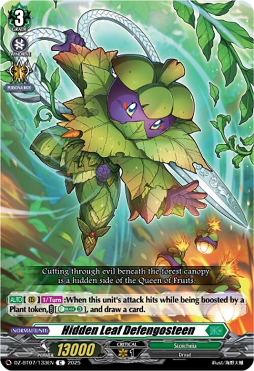 Hidden Leaf Defengosteen, DZ-BT07: Moon Fangs & Cerulean Blaze DZ-BT07/133EN