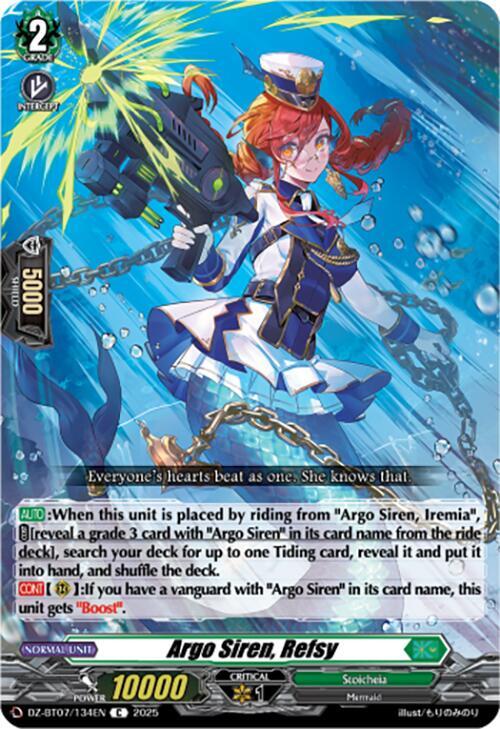 Argo Siren, Refsy, DZ-BT07: Moon Fangs & Cerulean Blaze DZ-BT07/134EN