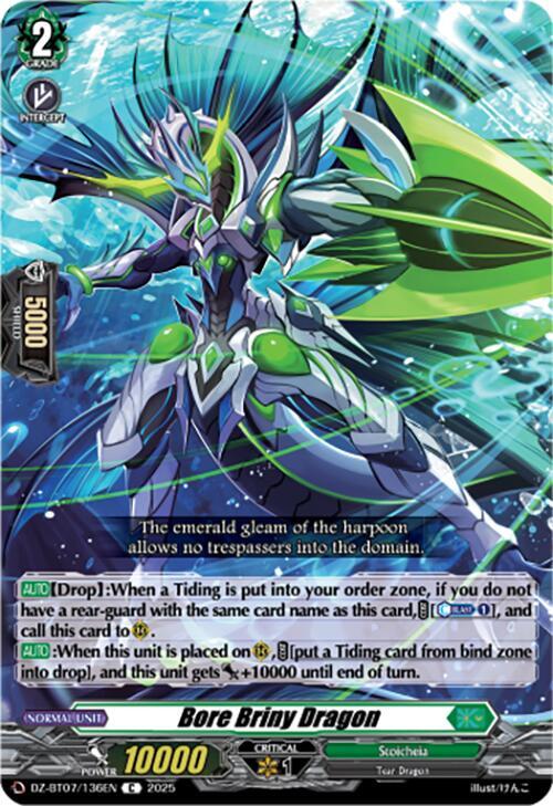Bore Briny Dragon, DZ-BT07: Moon Fangs & Cerulean Blaze DZ-BT07/136EN
