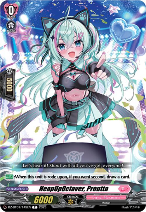 HeapUpOctaver, Proutta, DZ-BT07: Moon Fangs & Cerulean Blaze DZ-BT07/149EN