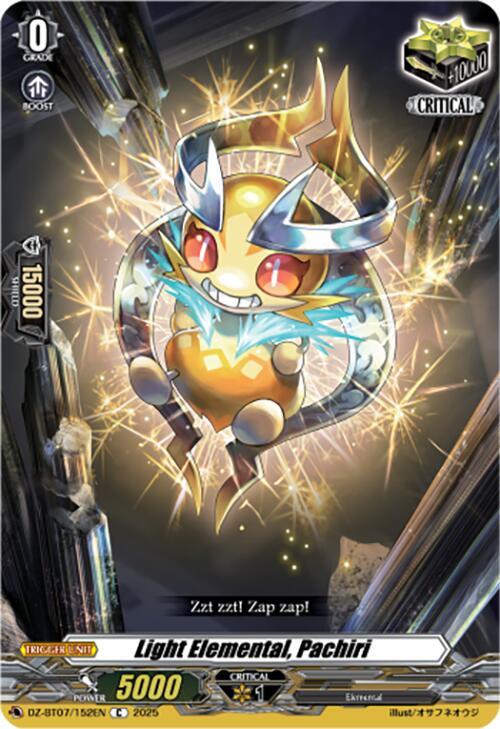 Light Elemental, Pachiri, DZ-BT07: Moon Fangs & Cerulean Blaze DZ-BT07/152EN