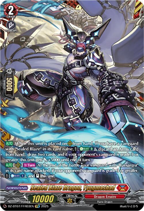 Sealed Blaze Dragon, Yyugmashad (FFR), DZ-BT07: Moon Fangs & Cerulean Blaze DZ-BT07/FFR03EN