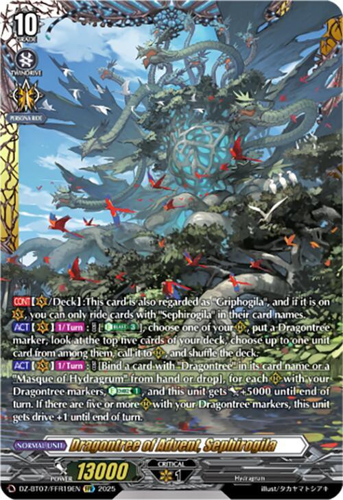 Dragontree of Advent, Sephirogila (FFR), DZ-BT07: Moon Fangs & Cerulean Blaze DZ-BT07/FFR19EN