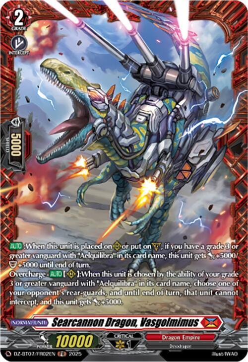 Searcannon Dragon, Vasgolmimus (FR), DZ-BT07: Moon Fangs & Cerulean Blaze DZ-BT07/FR02EN