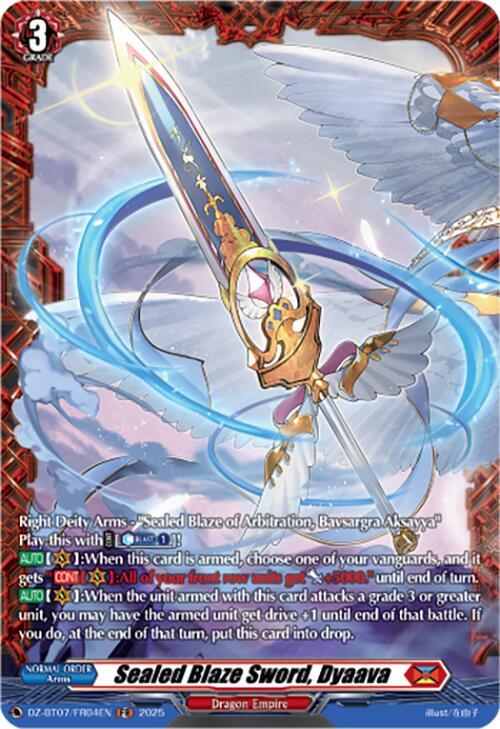 Sealed Blaze Sword, Dyaava (FR), DZ-BT07: Moon Fangs & Cerulean Blaze DZ-BT07/FR04EN