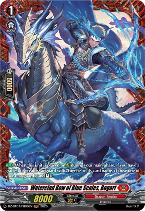 Waterclad Bow of Blue Scales, Bogart (FR), DZ-BT07: Moon Fangs & Cerulean Blaze DZ-BT07/FR06EN
