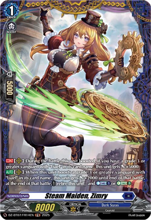Steam Maiden, Zimry (FR), DZ-BT07: Moon Fangs & Cerulean Blaze DZ-BT07/FR14EN