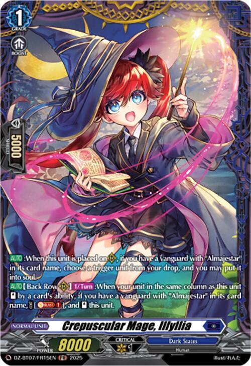 Crepuscular Mage, Illyllia (FR), DZ-BT07: Moon Fangs & Cerulean Blaze DZ-BT07/FR15EN