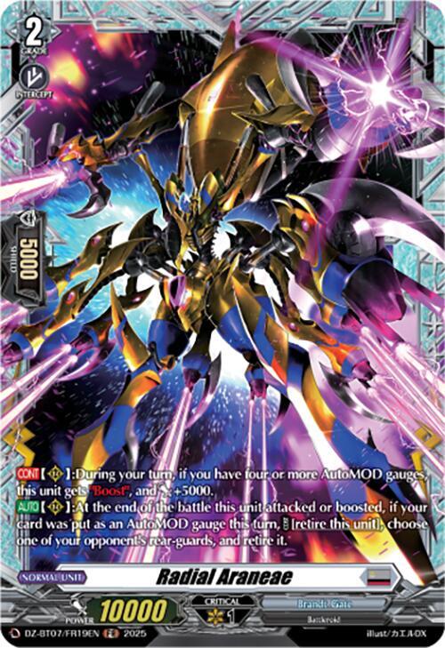 Radial Araneae (FR), DZ-BT07: Moon Fangs & Cerulean Blaze DZ-BT07/FR19EN