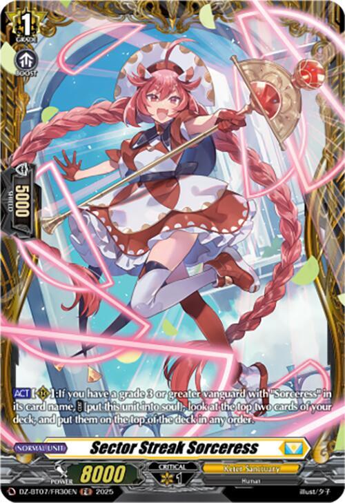 Sector Streak Sorceress (FR), DZ-BT07: Moon Fangs & Cerulean Blaze DZ-BT07/FR30EN