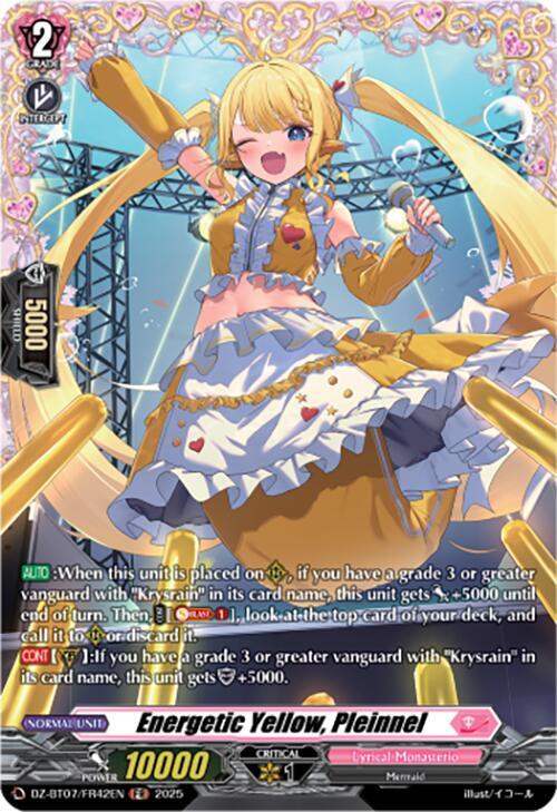 Energetic Yellow, Pleinnel (FR), DZ-BT07: Moon Fangs & Cerulean Blaze DZ-BT07/FR42EN