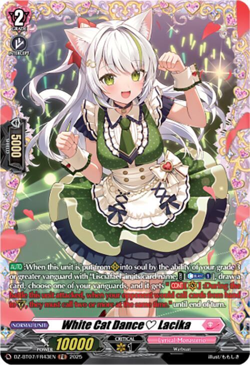 White Cat Dance Lacika (FR), DZ-BT07: Moon Fangs & Cerulean Blaze DZ-BT07/FR43EN