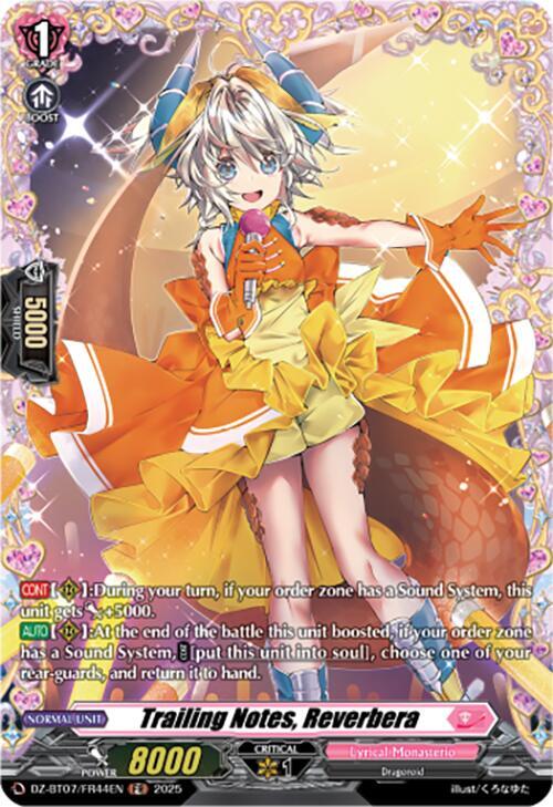 Trailing Notes, Reverbera (FR), DZ-BT07: Moon Fangs & Cerulean Blaze DZ-BT07/FR44EN