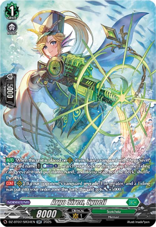 Argo Siren, Synell (SR), DZ-BT07: Moon Fangs & Cerulean Blaze DZ-BT07/SR34EN