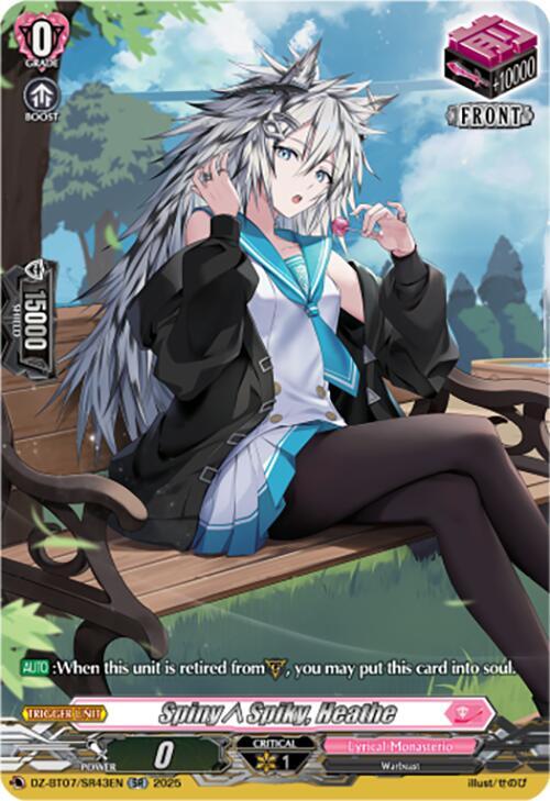SpinySpiky, Heathe (SR), DZ-BT07: Moon Fangs & Cerulean Blaze DZ-BT07/SR43EN