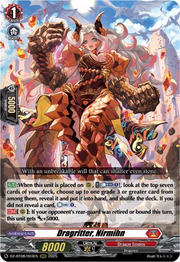 Dragritter, Nirmihn, DZ-BT08: Knights 0f Rebirth DZ-BT08/003EN