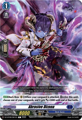 Abrasive Dizona, DZ-BT08: Knights 0f Rebirth DZ-BT08/081EN
