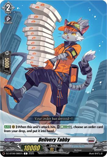 Delivery Tabby, DZ-BT08: Knights 0f Rebirth DZ-BT08/086EN