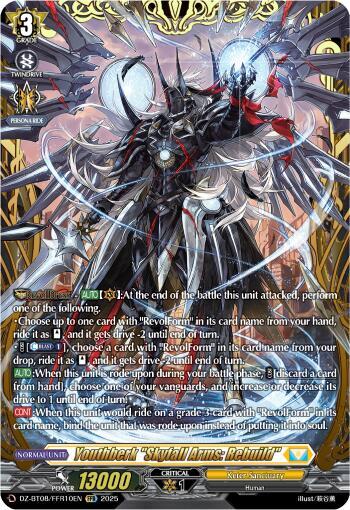 Youthberk "Skyfall Arms: Rebuild" (FFR), DZ-BT08: Knights 0f Rebirth DZ-BT08/FFR10EN