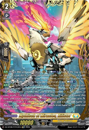 Mythisch of Miracles, Rifistor (FFR), DZ-BT08: Knights 0f Rebirth DZ-BT08/FFR12EN