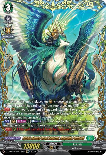 Sylvan Horned Beast Emperor, Magnolia Patriach (FFR), DZ-BT08: Knights 0f Rebirth DZ-BT08/FFR13EN