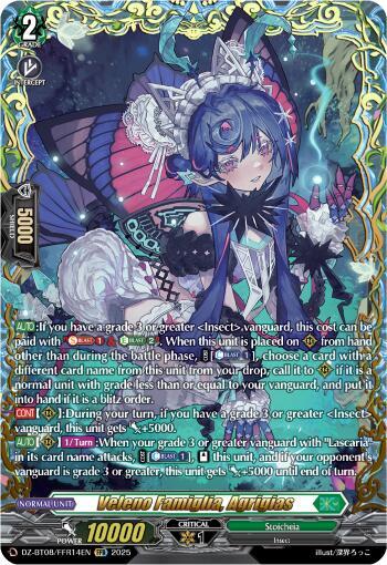 Veleno Famiglia, Agrigias (FFR), DZ-BT08: Knights 0f Rebirth DZ-BT08/FFR14EN