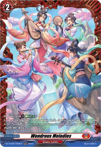 Wonderous Melodies (FR), DZ-BT08: Knights 0f Rebirth DZ-BT08/FR08EN