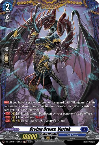 Crying Crows, Vartak (FR), DZ-BT08: Knights 0f Rebirth DZ-BT08/FR09EN