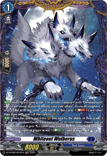 Whiteout Wulberus (FR), DZ-BT08: Knights 0f Rebirth DZ-BT08/FR12EN