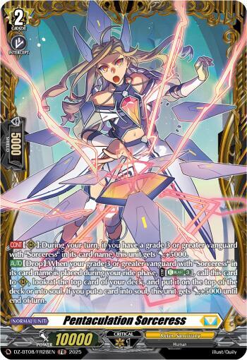 Pentaculation Sorceress (FR), DZ-BT08: Knights 0f Rebirth DZ-BT08/FR28EN